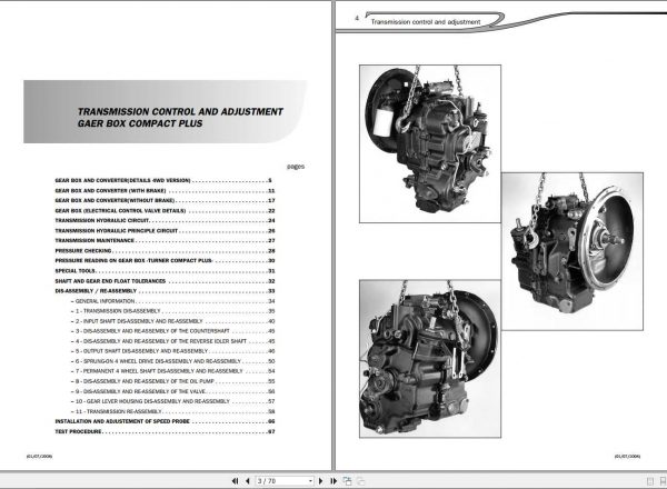 Manitou Gear Box Serie C Repair Manual 647020EN 2