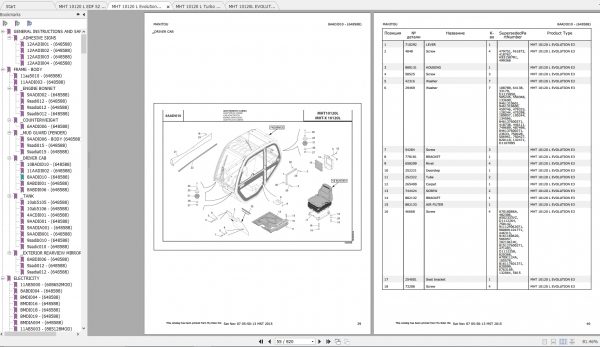 Manitou MHT 10120 L Genuine Part Catalogues 3