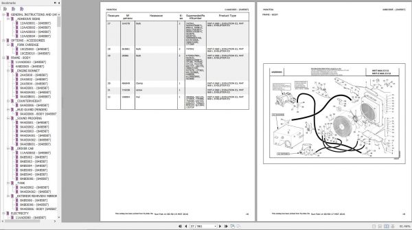 Manitou MHT X MHT 860 L Evolution E3 S2 Genuine Part Catalogue 648587 2