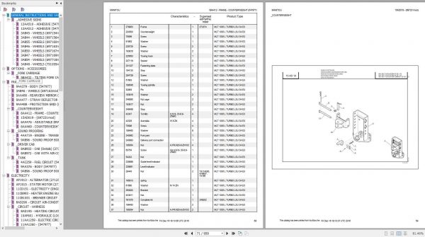 Manitou MLT 1035 L TURBO LSU S4 E3 Genuine Parts Catalogue 2