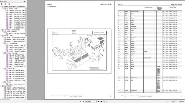 Manitou MLT 1035 L TURBO LSU S5 E3 Genuine Parts Catalogue 2