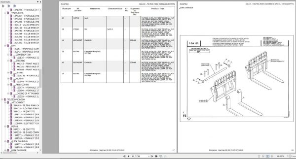 Manitou MLT 526 Turbo MU Compact Serie A Genuine Part Catalogue 547777 2