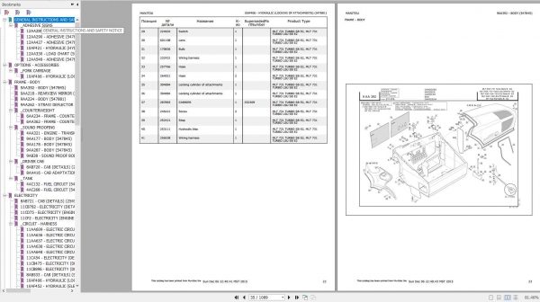 Manitou MLT 731 TURBO SB E3 Genuine Parts Catalogue 2