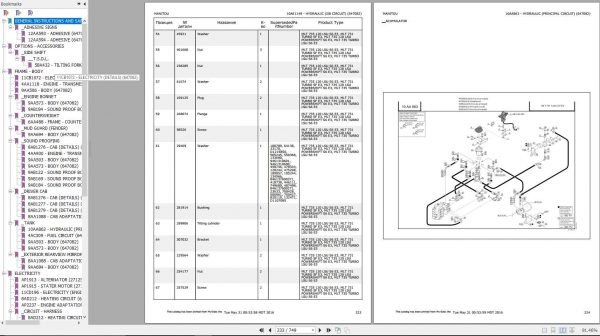 Manitou MLT 731 TURBO SF E3 Genuine Parts Catalogue 2
