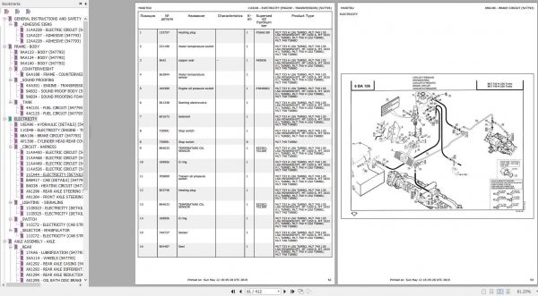 Manitou MLT 733 H LSU TURBO Genuine Parts Catalogue 2