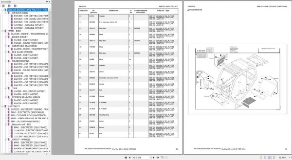 Manitou MLT 735 120 LSU S7 E3 Genuine Parts Catalogue 2