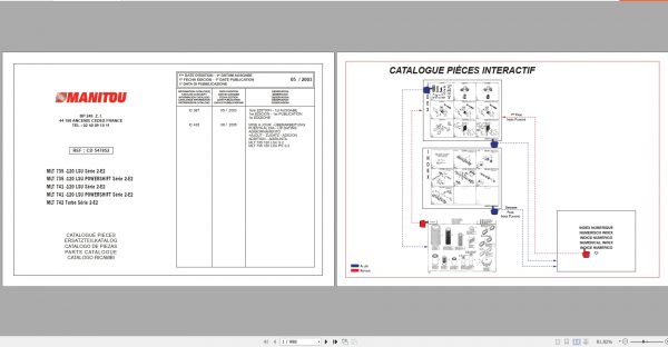 Manitou MLT 735 741 742 120 LSU PS Serie 2 E2 Parts Catalogue CD547852 1