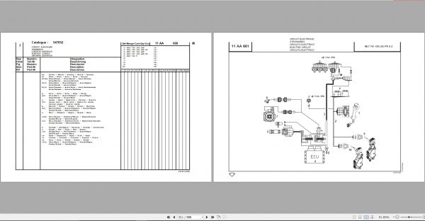 Manitou MLT 735 741 742 120 LSU PS Serie 2 E2 Parts Catalogue CD547852 3