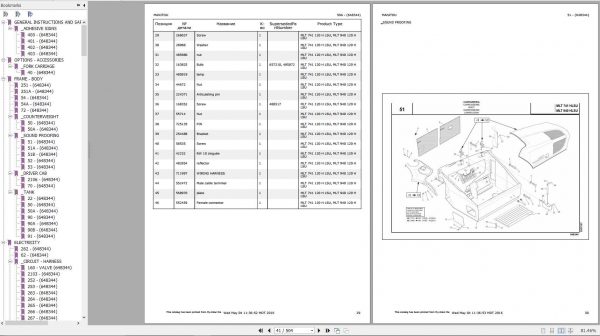 Manitou MLT 741 120 H LSU Genuine Parts Catalogue 2