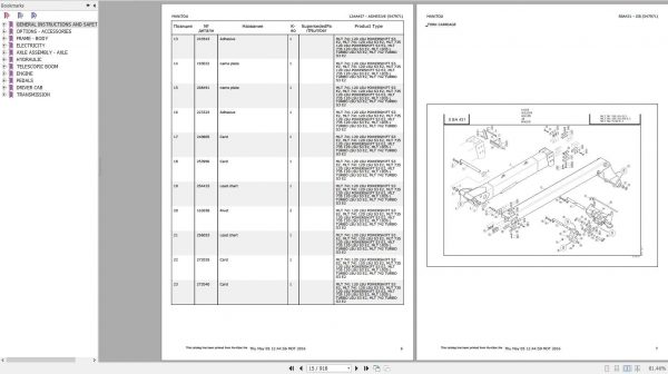Manitou MLT 741 120 LSU S3 E2 Genuine Parts Catalogue 2