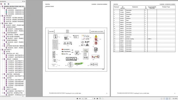 Manitou MLT 845 100D H LSU ST3B S1 Genuine Parts Catalogue 2