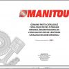 Manitou MLT 845 120 E3 Genuine Parts Catalogue 1