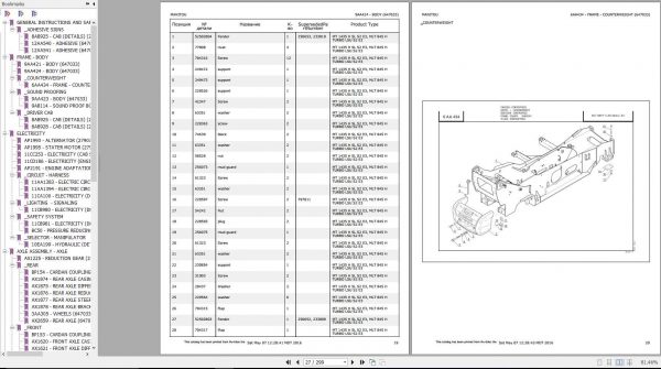 Manitou MLT 845 H TURBO LSU S2 E3 Genuine Parts Catalogue 2