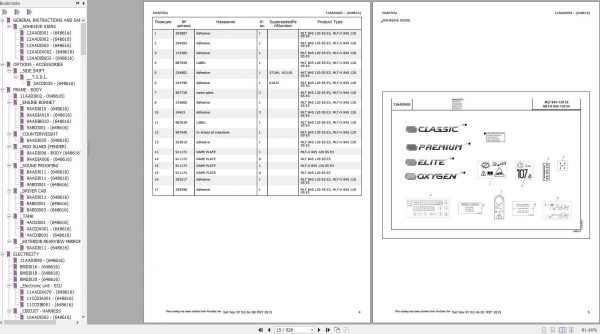 Manitou MLT X 845 120 S5 E3 Genuine Parts Catalogue 648616 1