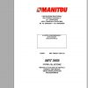 Manitou MRT 3050 3B6 CALIBRATION BASKET Operators Manual 1