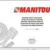 Manitou MRT 3050 PRIVILEGE E3 Genuine Parts Catalogue 648388 1