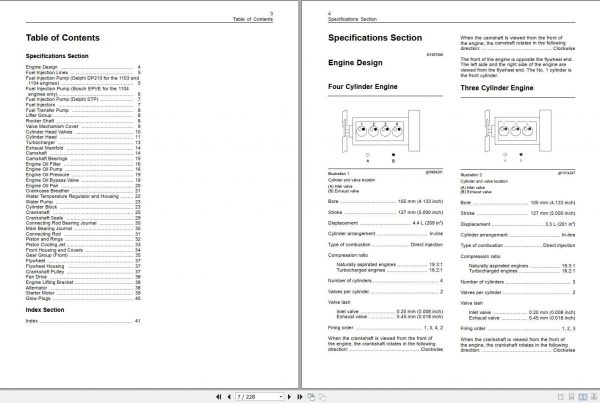 Manitou MSI 40 H S1 E2 MSI 50 H S1 E2 I. C. Engine Repair Manual 1