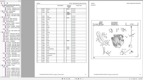 Manitou MT 1030 S Genuine Parts Catalogue 2