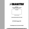 Manitou MT 1030 S Series 2 E2 Operators Manual 547854RU 1