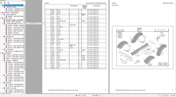 Manitou MT 1030 S TURBO S2 E2 Genuine Parts Catalogue 2