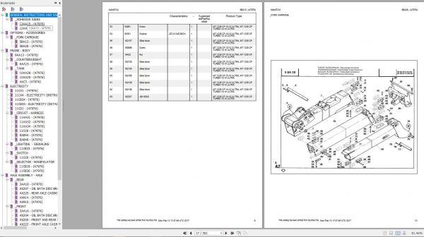 Manitou MT 1235 CP TURBO 10 10 ULTRA Genuine Parts Catalogue 2