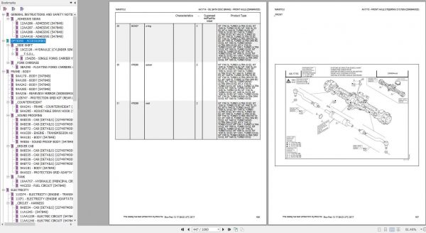 Manitou MT 1240 L TURBO S3 E2 Genuine Parts Catalogue 547848 2
