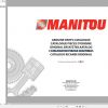 Manitou MT 1335 H SL TURBO ULTRA S2 E2 Genuine Parts Catalogue 1