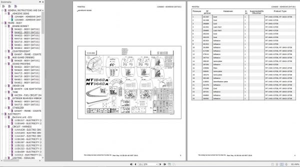Manitou MT 1440 1840 A ST3B Genuine Parts Catalogue 2