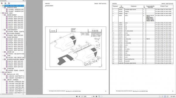 Manitou MT 1440 1840 H ST3B Genuine Parts Catalogue 2