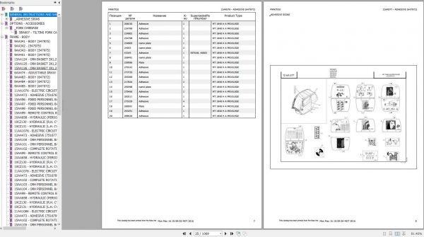 Manitou MT 1840 H A PRIVILEGE Genuine Parts Catalogue 2
