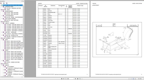 Manitou MT 625 H Turbo ST3B Genuine Parts Catalogue 2