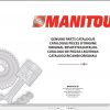 Manitou MT 932 SA Genuine Parts Catalogue 1