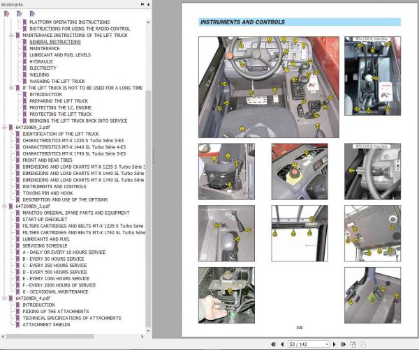 Manitou MT X 1235S T 1740SL T Serie 3 E3 MT X 1440 SL T Serie 4 E3 Operators Manual 647209EN 2