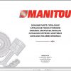 Manitou MT X 1740 SL TURBO S3 E3 Genuine Parts Catalogue 648686 1