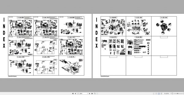 Manitou MT523 MT620 MLT523 Turbo Mono Ultra Serie B E2 Spare Parts Catalogue CD547896 2