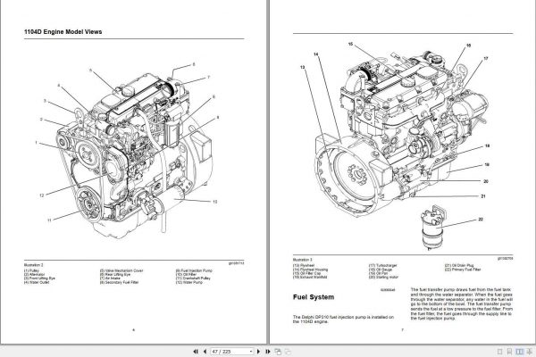 Manitou MXT 840 1740 Perkins Engine 1104D 44T Repair Manual 53112661 11 2020 3