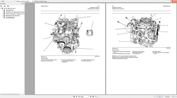 Manitou Perkins Engine 854E E34TA 854F E34T Repair Manual 647173EN 3