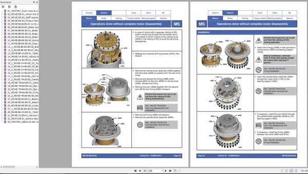 Manitou Poclain PH Wheel Motor MS MSE Hydrostatic Repair Manual 647053EN 2