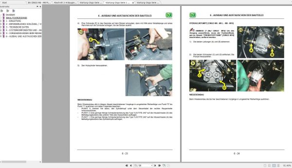 Merlo CINGO SERIE 1 Service Manual Maintenance Manual DE 3