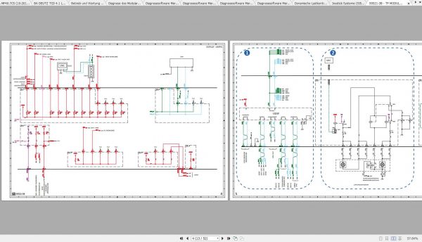 Merlo Multifarmer MF40.7 40.9CS Service Manual Mechanic Manual Hydraulic Electrical Diagram DE 3