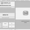 Merlo Multifarmer MF40.7 40.9CS Service Manual Mechanic Manual Hydraulic Electrical Diagram DE 5