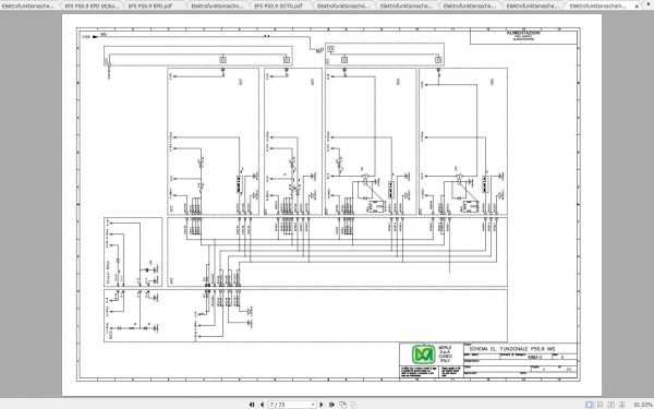Merlo Panoramic P55.9 P75.9 CS Service Manual Mechanic Manual Hydraulic Electrical Diagram DE 4