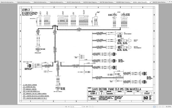 Merlo Panoramic P55.9 P75.9 CS Service Manual Mechanic Manual Hydraulic Electrical Diagram DE 5