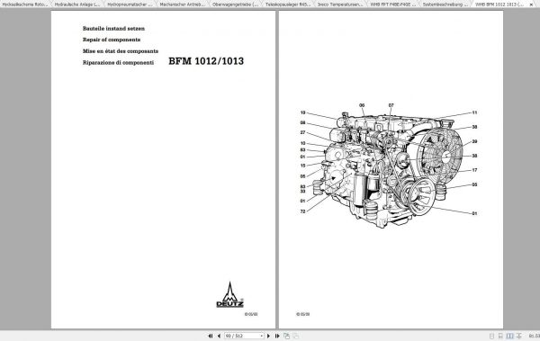 Merlo ROTO KSC R45.19 R45.21 Service Manual Mechanic Manual Hydraulic Electrical Diagram DE 5