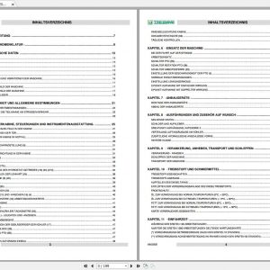 Merlo TREEMME MM250B Operating Maintenance Manual Parts Manual DE 4