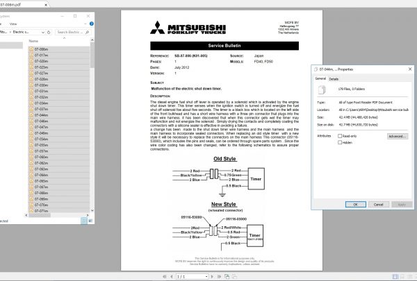 Mitsubishi Lift MCF Service Bulletins CD1 3