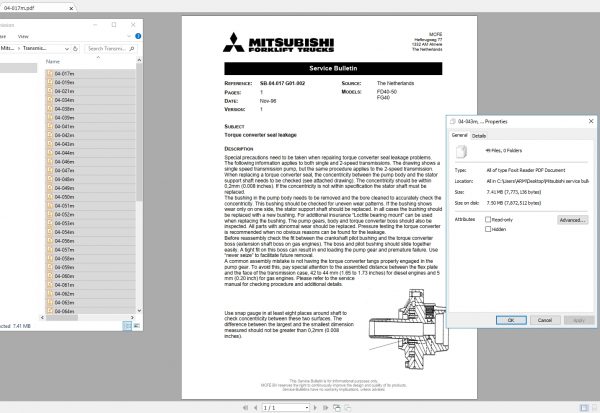 Mitsubishi Lift MCF Service Bulletins CD1 5