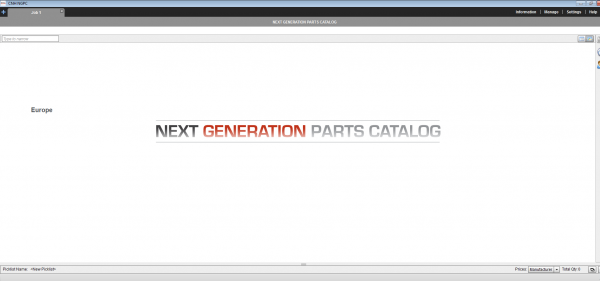 New Holland AG Euro NGPC 03.2021 Next Generation Spare Parts Catalog OFFLINE 1