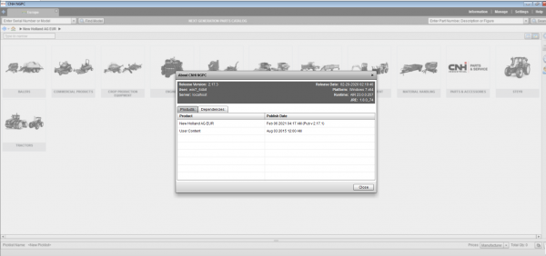 New Holland AG Euro NGPC 03.2021 Next Generation Spare Parts Catalog OFFLINE 2 1