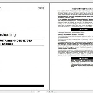 Perkins Industrial Engines 1106C E70TA 1106D E70TA Troubleshooting EN 1
